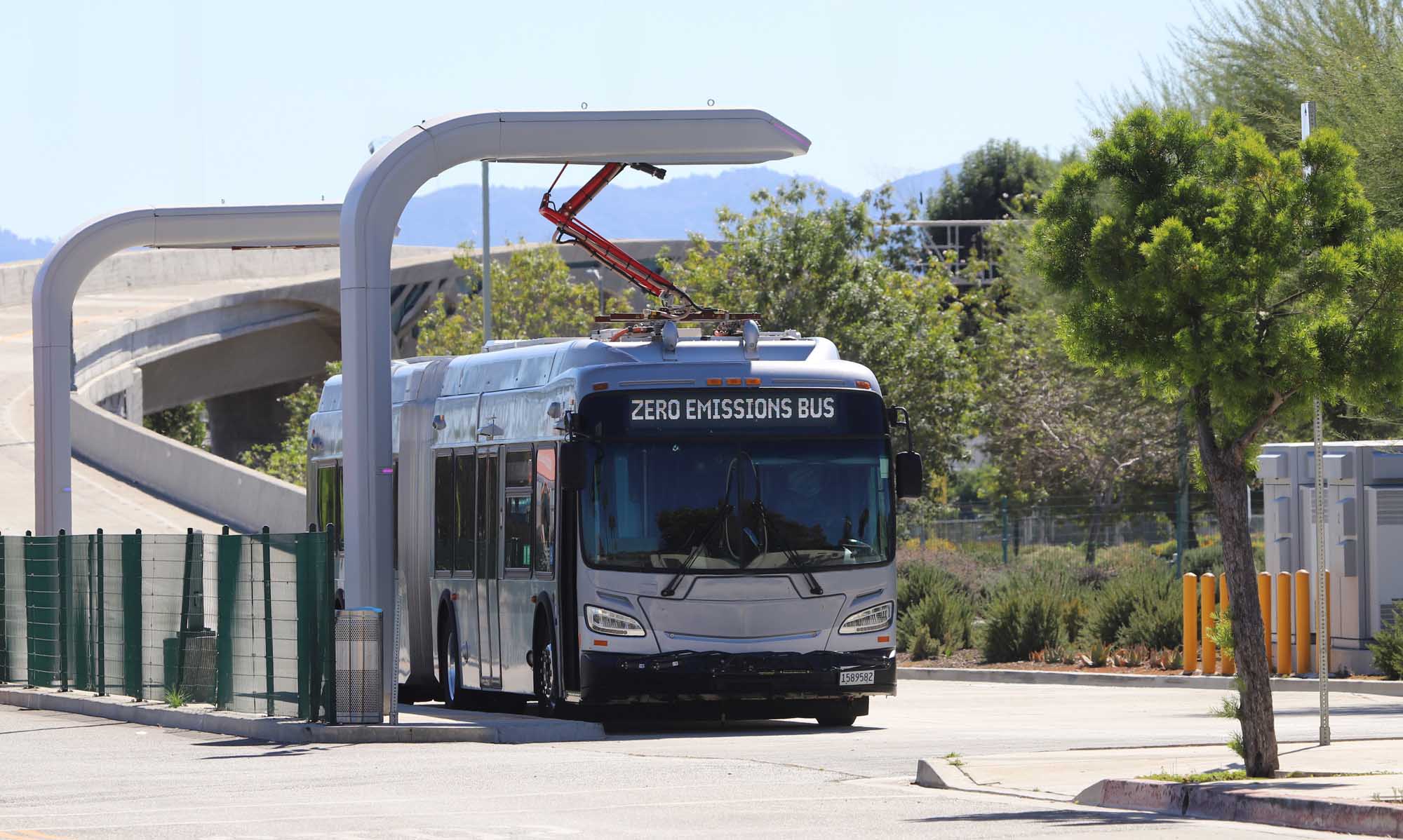 Electric Bus Charging with Pantograph charger