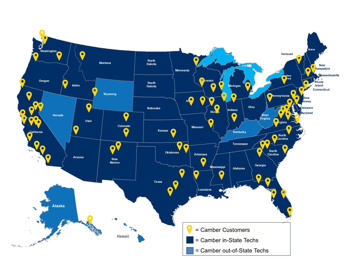 Customer map Customer map